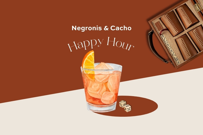 NEGRONIS + CACHO = A PERFECT GAME NIGHT