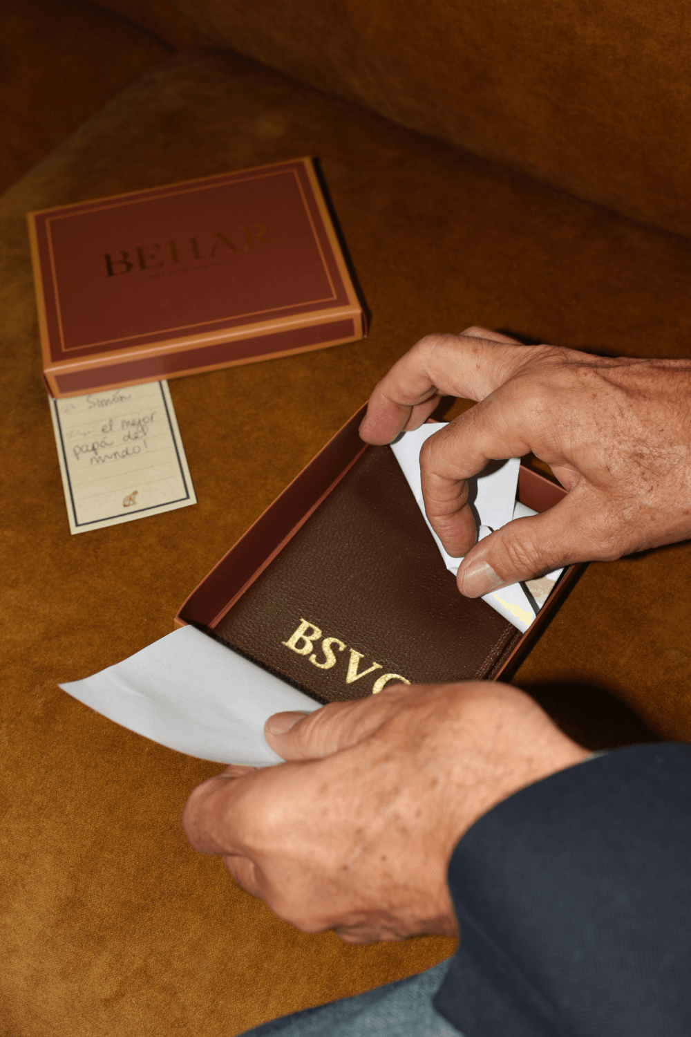 TARJETERO + PORTA-PASAPORTE. - BEHAR